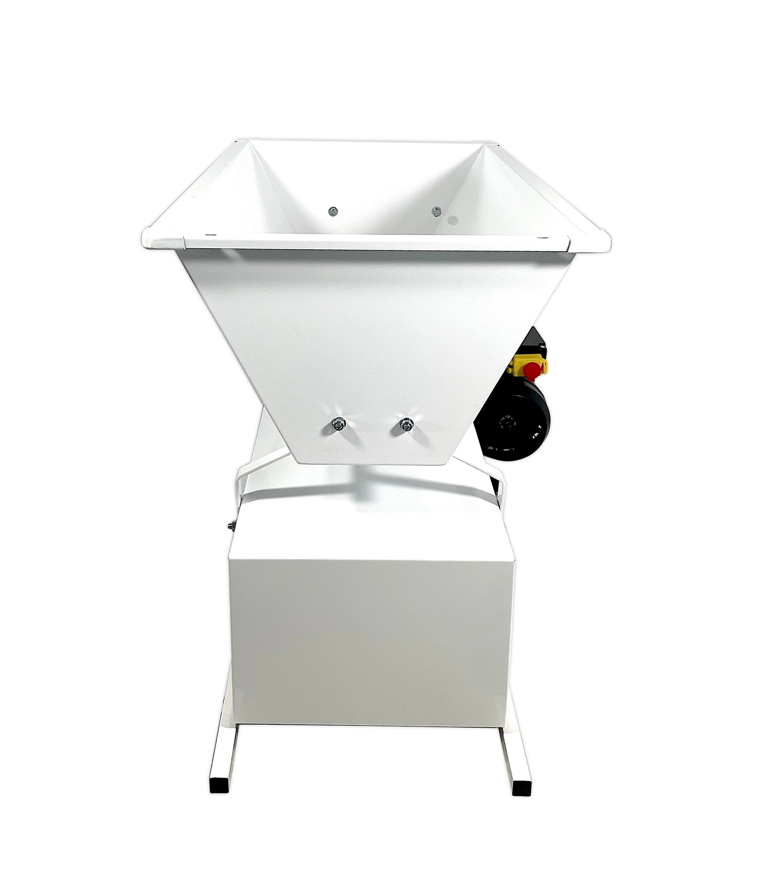 Eno 15 Smalto, Zdrobitor Desciorchinator Struguri, Cu Motor, Enoitalia, Cuva Si Carcasa Din Tabla Smaltuita, Cuva Cu Snec, Motor 0,75Kw, Productivitate 1600-1800 Kg/H, Productie Italia