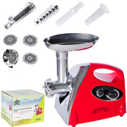 Masina De Tocat Carne 1200W Electrica Rosie Gf-0417
