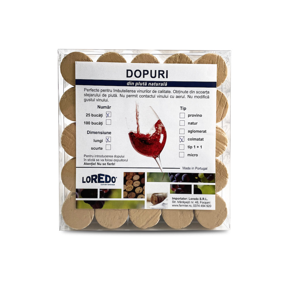 Cutie Dopuri Colmatat L Basic 25 Buc