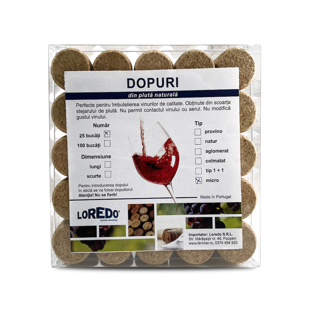 Cutie Dopuri Micro 25 Buc