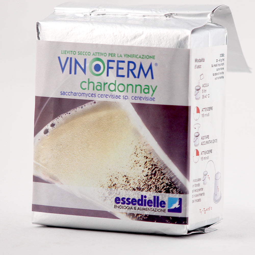 Vinoferm Chardonnay 500 Gr, Drojdie Pentru Vin Chardonnay Sau Pinot Blanc, Essedielle
