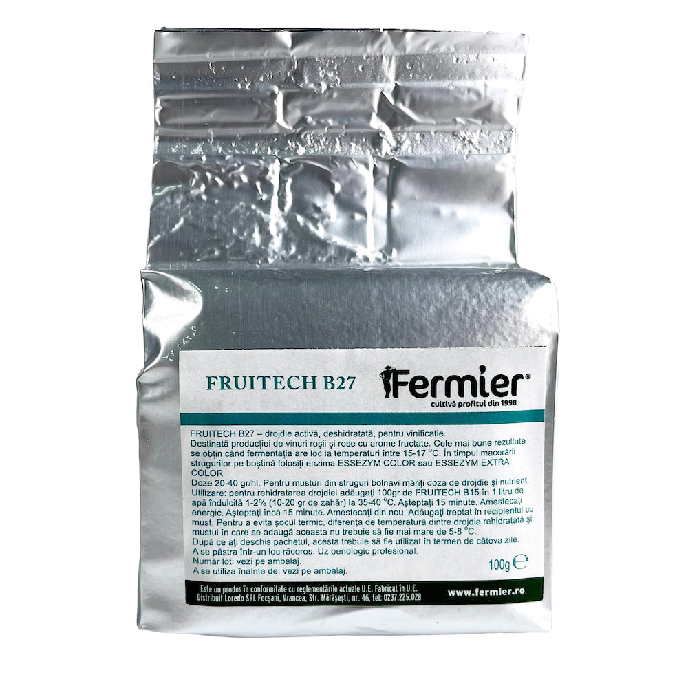 Vinoferm Fruitech 100 Gr Drojdie Pentru Vin Essedielle