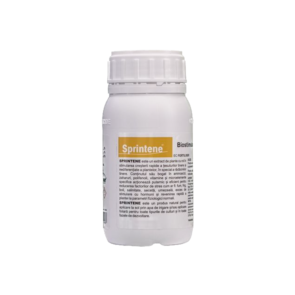 Sprintene 250 Ml Stimulator Foliar/Radicular De Crestere Al Radacinilor, Codiagro, Cu Microelemente Mangan, Zinc, Cu Reziduuri Zero In Planta
