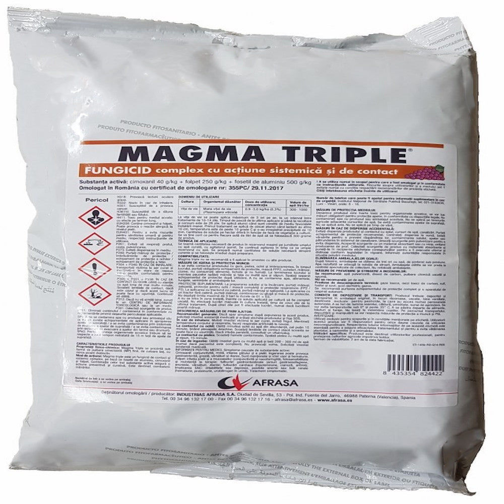 Magma Triple 40 Gr (3 Substante Active) Fungicid Sistemic Si De Contact, Jebagro, Mana (Vita De Vie)