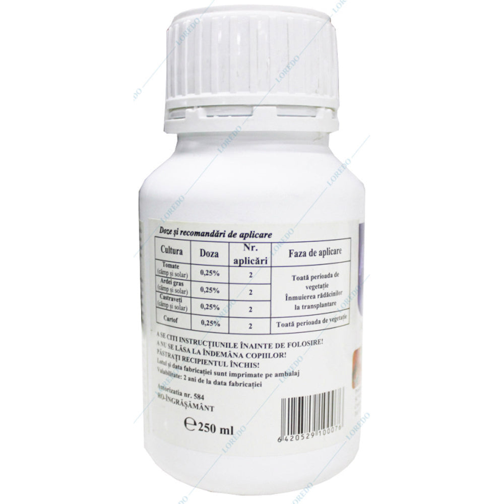Aminofeed Super 250 Ml, Ingrasamant Foliar, Solarex, Dezvolta Suprafata Foliara Si Radacina, Imbunatateste Calintatea Si Cantitatea Productiei, Mareste Rezistenta La Boli