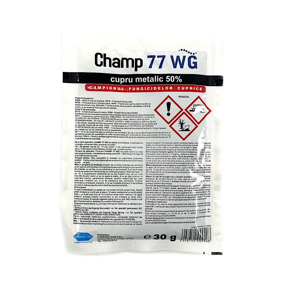 Champ 77Wg 30 Gr Fungicid Cupric De Contact, Nufarm (Cartof, Castraveti, Tomate, Vita De Vie, Mar)