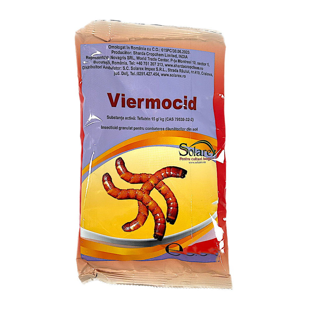 Viermocid 250 Gr, Sharda, Produs Impotriva Viermilor Sarma Si A Viermilor Vestici Ai Radacinilor In Cultura De Porumb