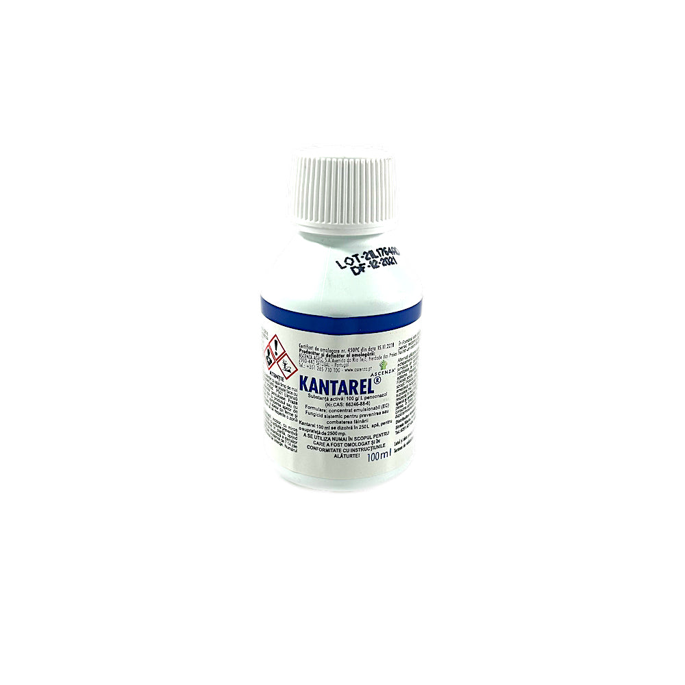 Kantarel 100 Ml Fungicid Sistemic, Fainare, Ascenza (Cais, Cucurbitacee, Nectarin, Piersic, Pomi Fructiferi Semintoase, Tomate Sera, Vita De Vie)