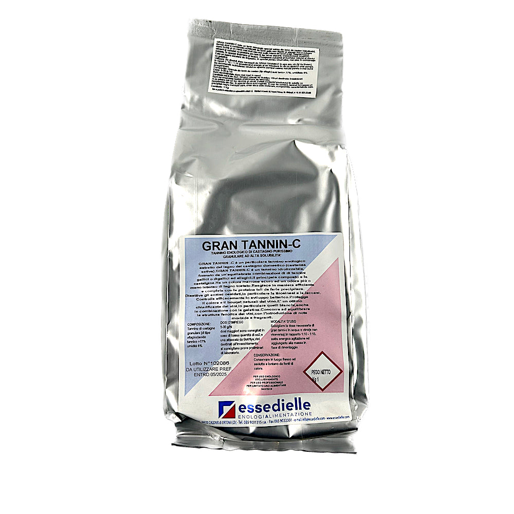 Gran Tannin C 1 Kg, Tanin Pentru Vinificatie, Essedielle