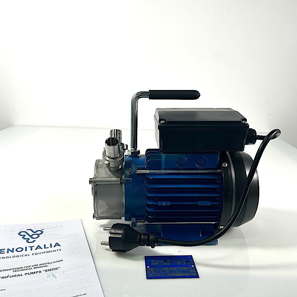Electopompa Enos 20 Inox Pentru Transvazare Vin Si Lichide Alimentare, Enoitalia