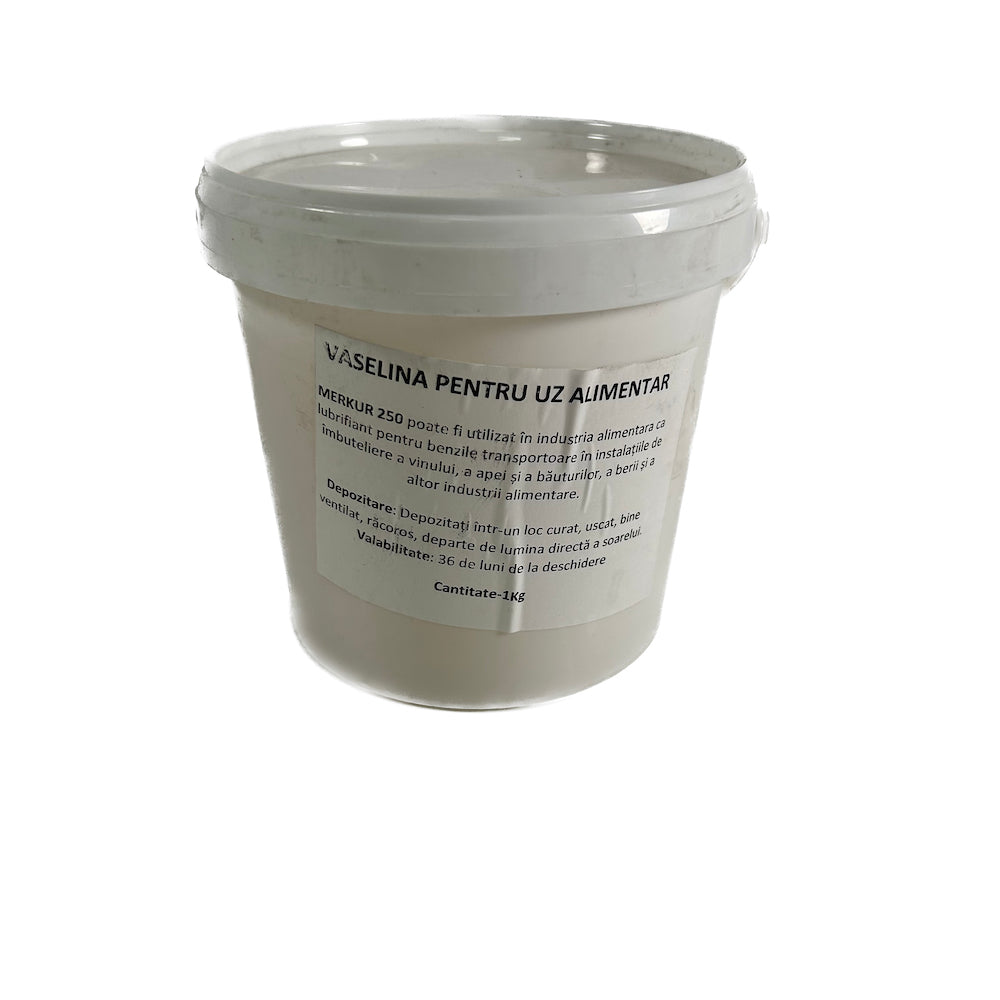 Vaselina Alimentara 1 Kg, Se Foloseste Pentru Ungerea Lagarelor Zdrobitoarelor