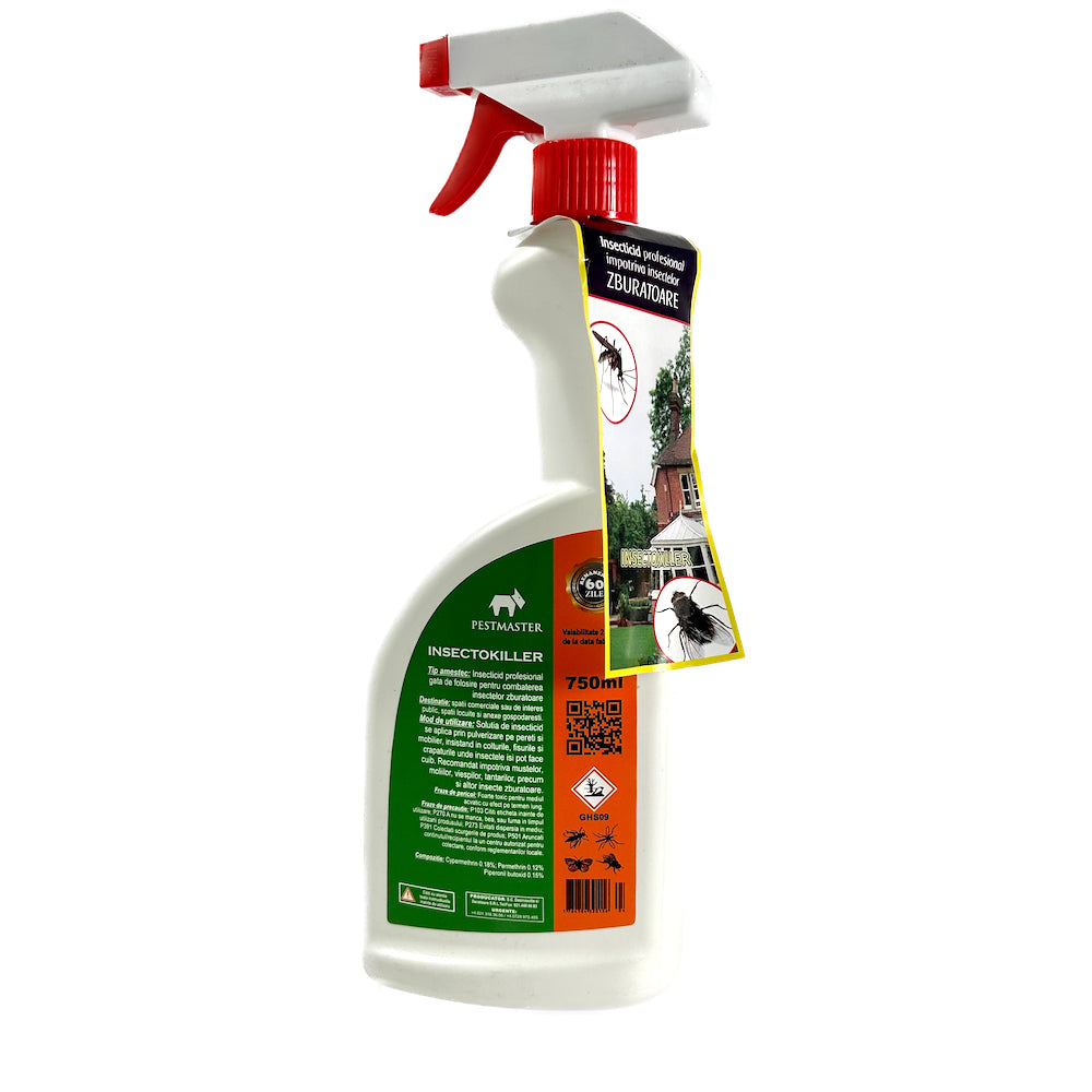 Insectokiller 750 Ml, Insecticid Pentru Combaterea Insectelor Zburatoare, Formula Ready To Use