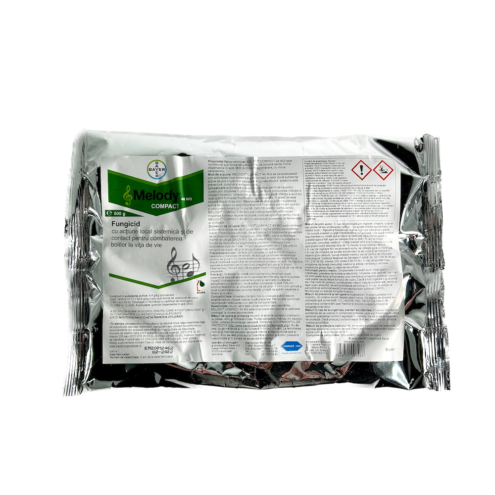 Melody Compact 49Wg 500 Gr, Fungicid Sistemic Si De Contact, Bayer, Mana (Vita De Vie)