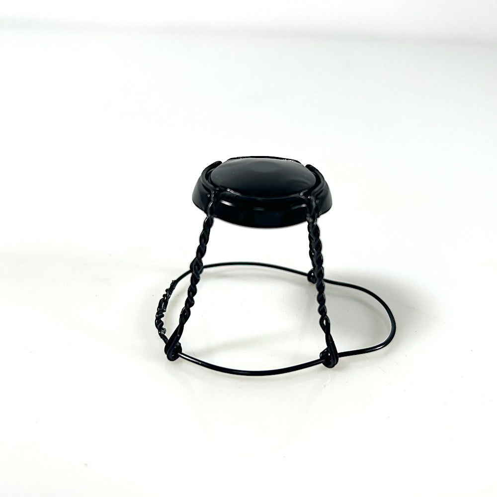 Cosulet Dop Sampanie 100 Buc, Negru
