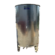 Cisterna Inox 1100 L, Zottel, Cu Fund Conic Cu Picioare Sudate