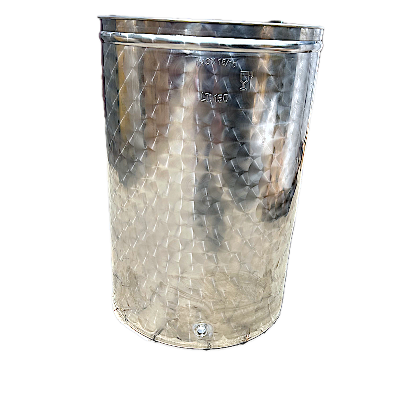 Cisterna Inox Cu Capac De Praf Eco Fpo 150 L, Enotoscana