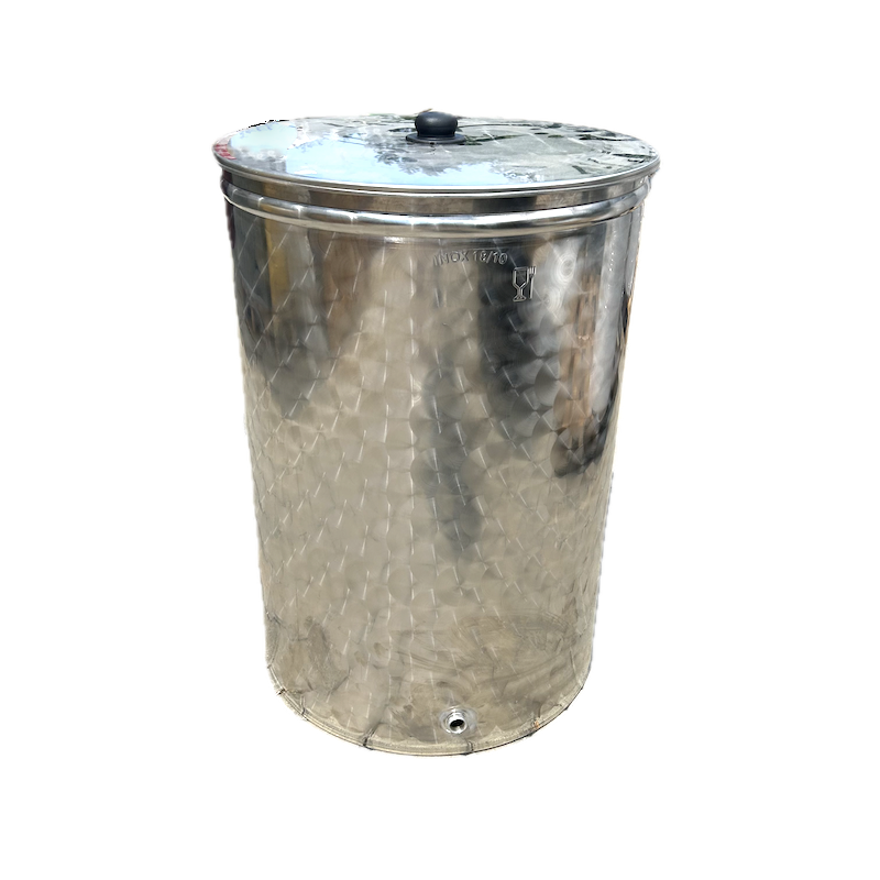 Cisterna Inox Cu Capac De Praf Eco Fpo 75 L, Enotoscana