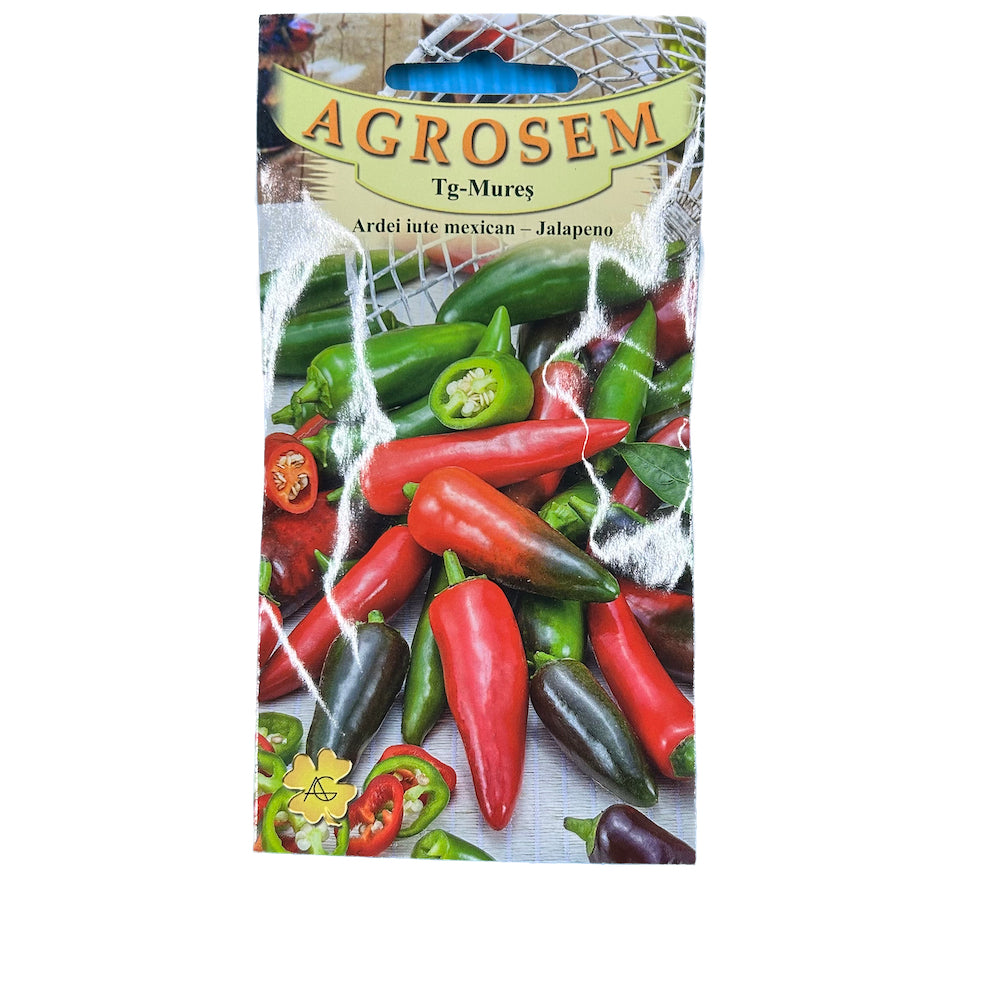 Seminte Ardei Iute Mexican Jalapeno 0,4 Gr, Agrosem