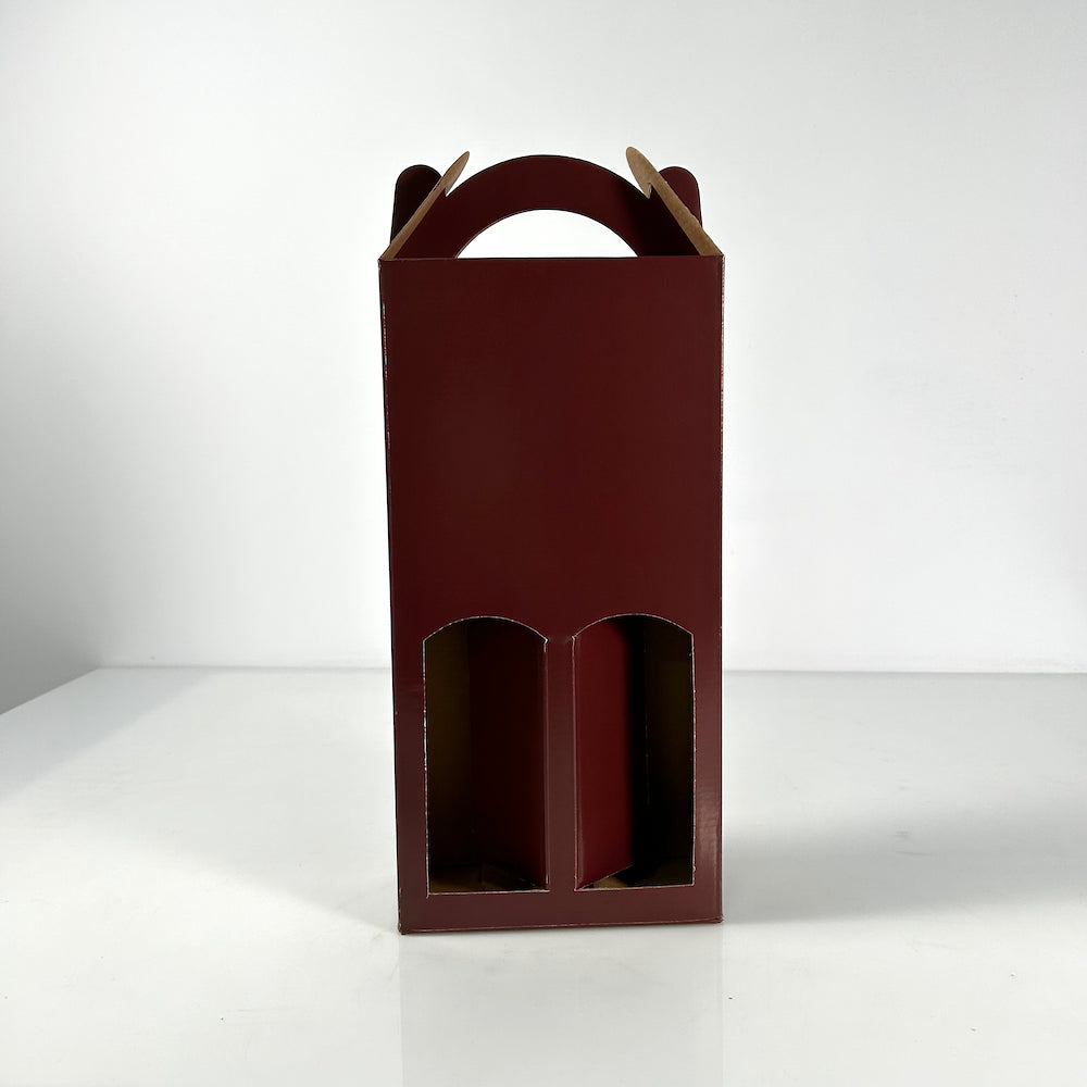Cutie Pentru 2 Sticle, Culoare Bordeaux