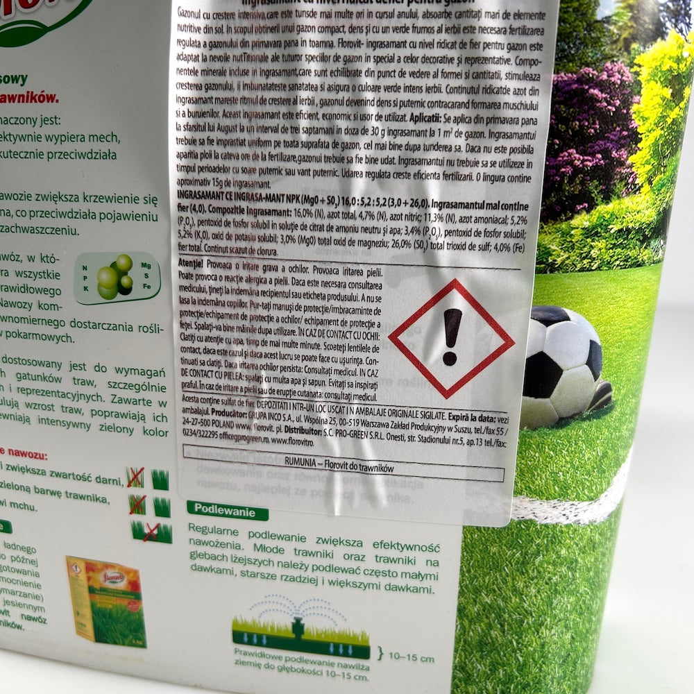 Florovit Ingrasamant Pentru Gazon 8 Kg
