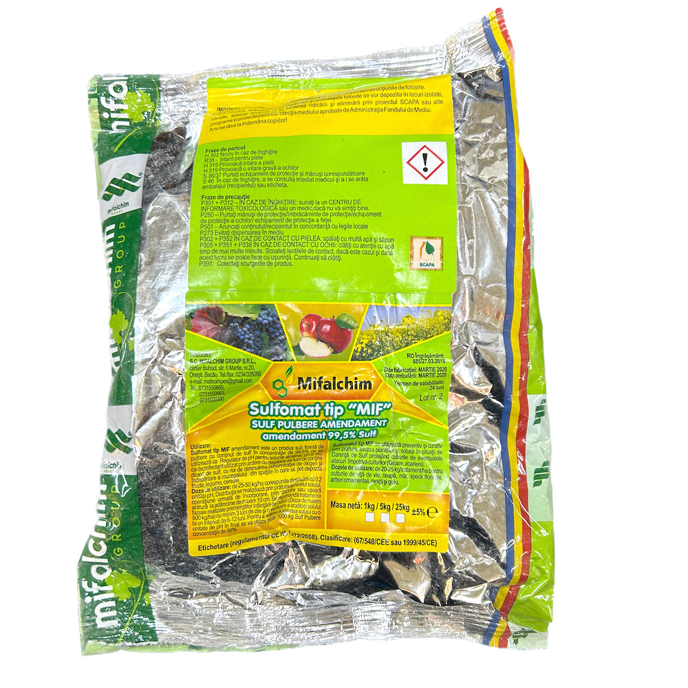 Sulfomat Tip Mif 25 Kg, Mifalchim
