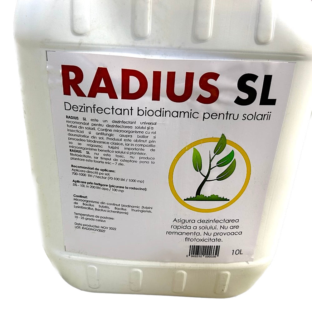 Radius Sl 10 L, Dezinfectant Pentru Sere, Gradini, Solarii, Norofert