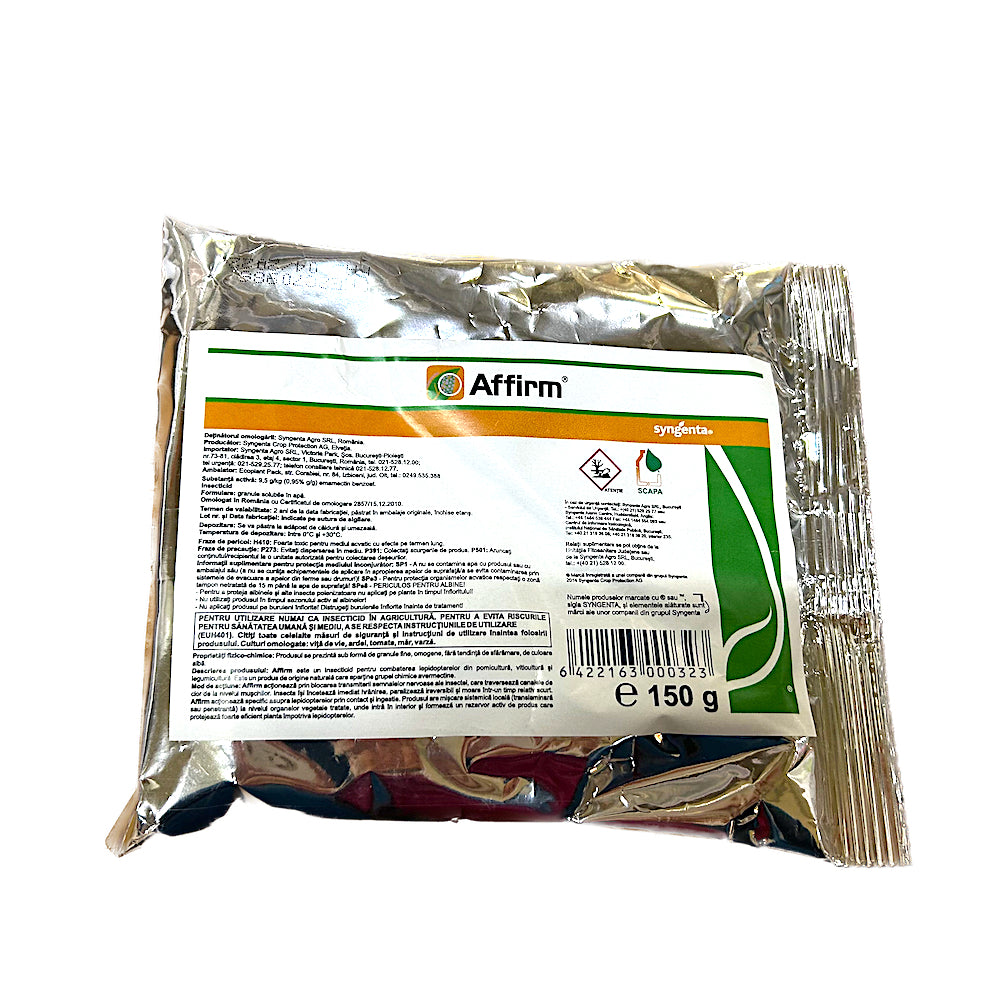 Affirm 150 Gr, Insecticid Contact, Syngenta (Cais,Mar,Par,Gutui,Prun,Mosmon)