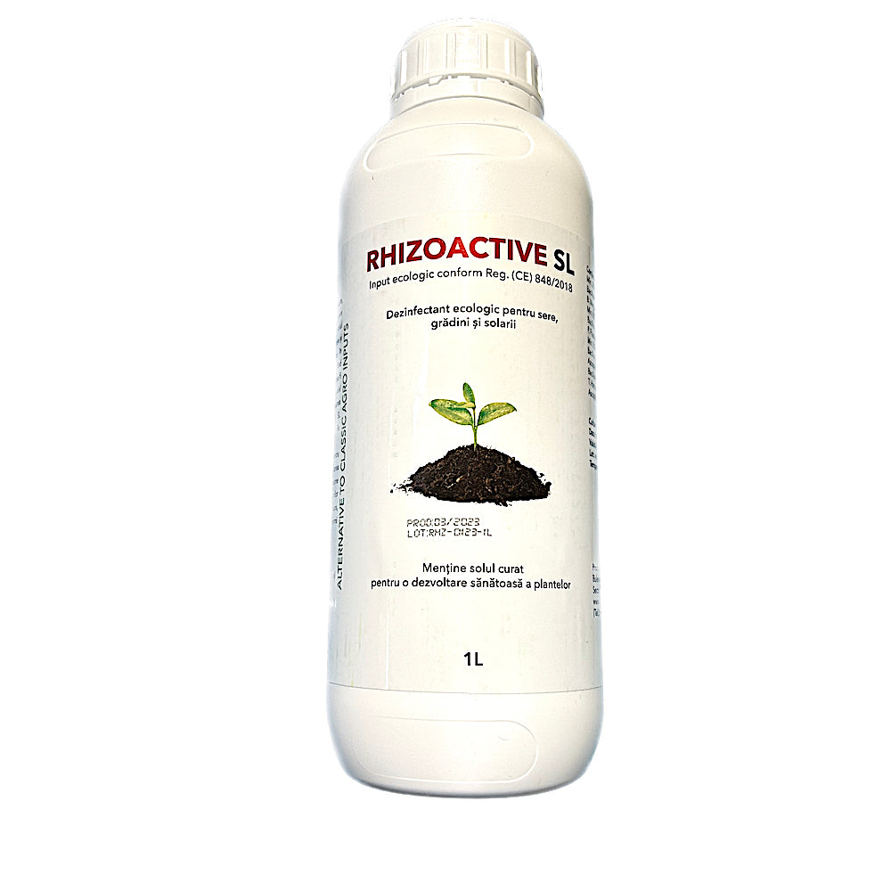 Rhizoactive Sl 1 L, Dezinfectant Ecologic Pentru Sere, Gradini, Solarii, 12 Substante Active (Inlocuitor Ecologic Pentru Formol)