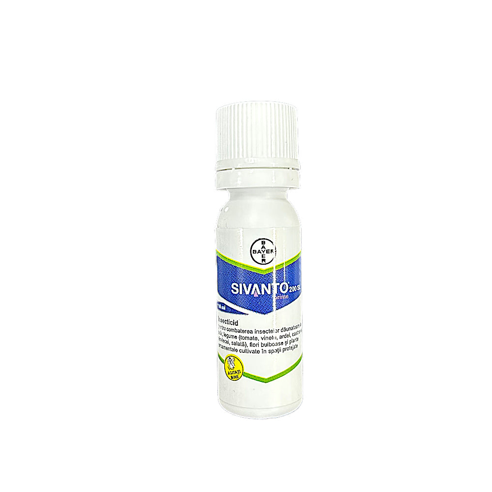 Sivanto Prime 200Sl 10 Ml, Insecticid, Bayer, Afide (Mar, Vinete, Ardei, Castraveti, Tomate, Dovlecei, Salata, Flori Bulboase, Plante Ornamentale)