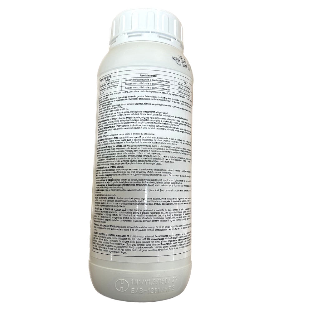Dipiril 1 L, Erbicid Preemergent De Contact, Afrasa, Buruieni Monocotiledonate Si Dicotiledonate Anuale In Cultura De Pomi Fructiferi Si Vita De Vie