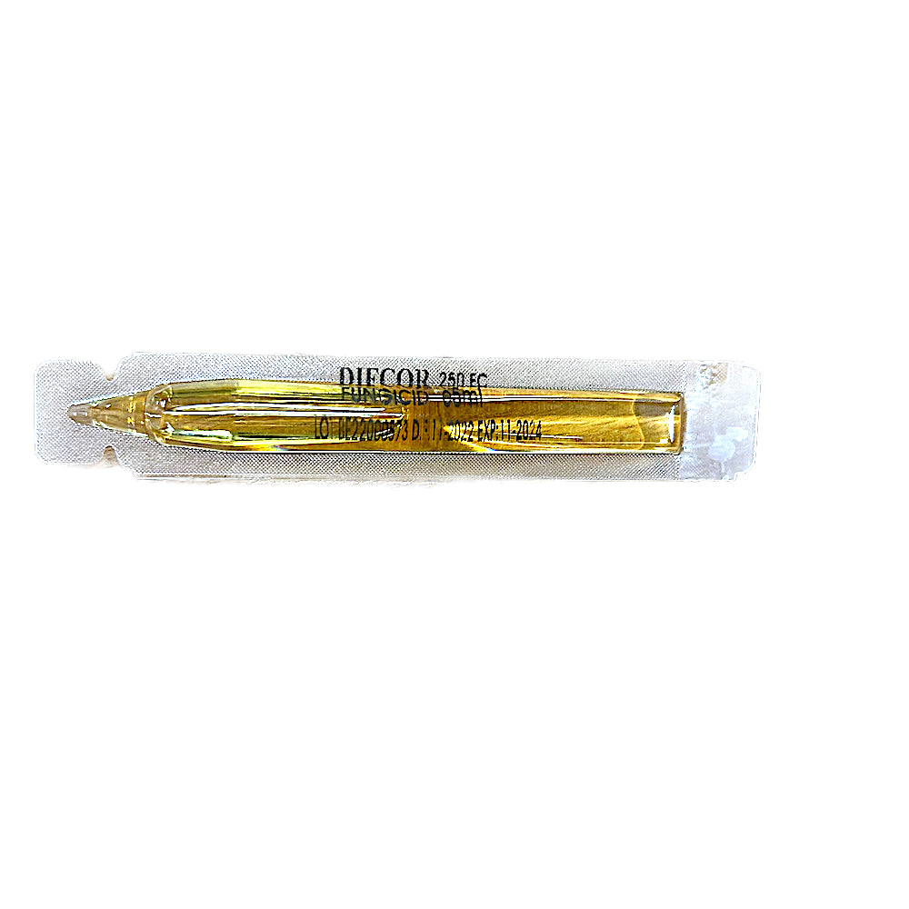 Difcor 250Ec 5 Ml, Fungicid Sistemic, Globalchem/Solarex (Mar, Par, Telina, Gutui, Piersic, Cais, Prun, Morcov, Pastarnac, Nap, Sfecla De Zahar, Sfecla, Sfecla Furajera, Sparanghel, Broccoli, Varza, Tomate, Rapita, Trandafir, Plante Ornamentale)