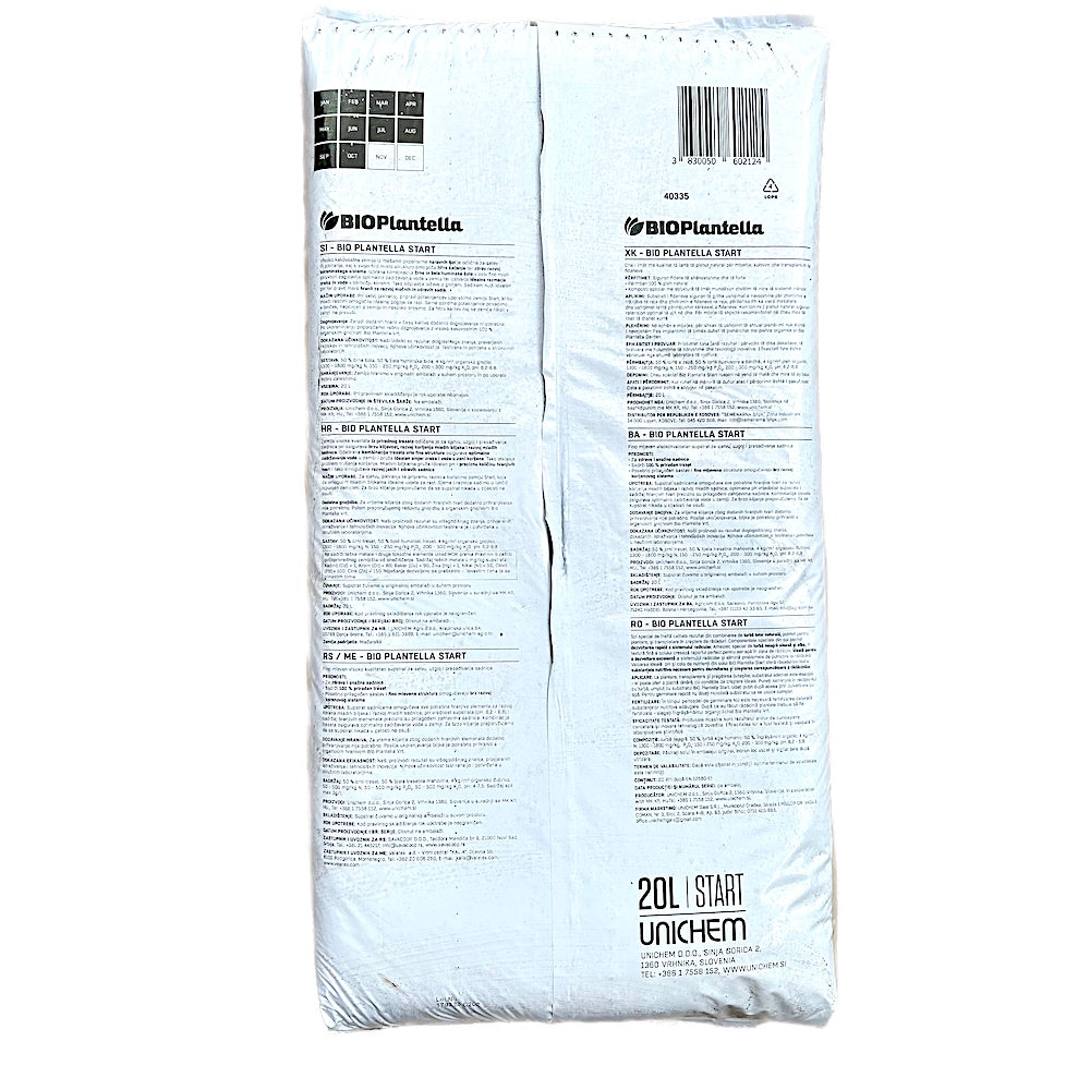 Turba Bio Plantella Start 20 L, Turba Pentru Plantare, Transplantare, Rasaduri 