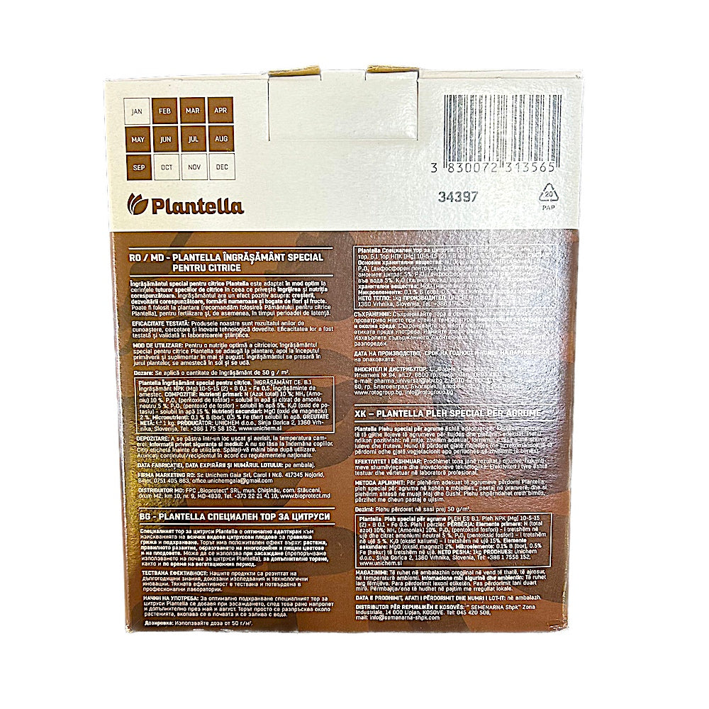 Plantella Ingrasamant Granulat Pentru Citrice 1 Kg