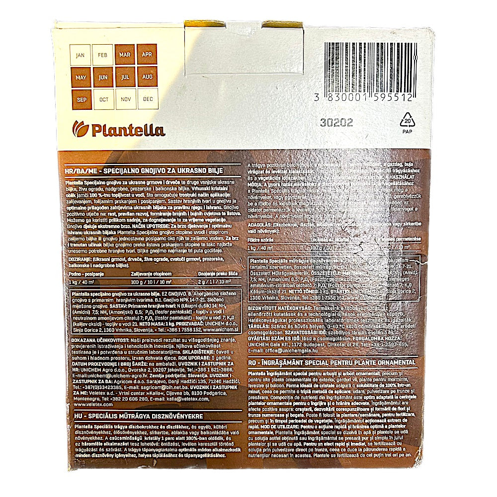 Plantella Ingrasamant Pentru Plante Ornamentale 1 Kg