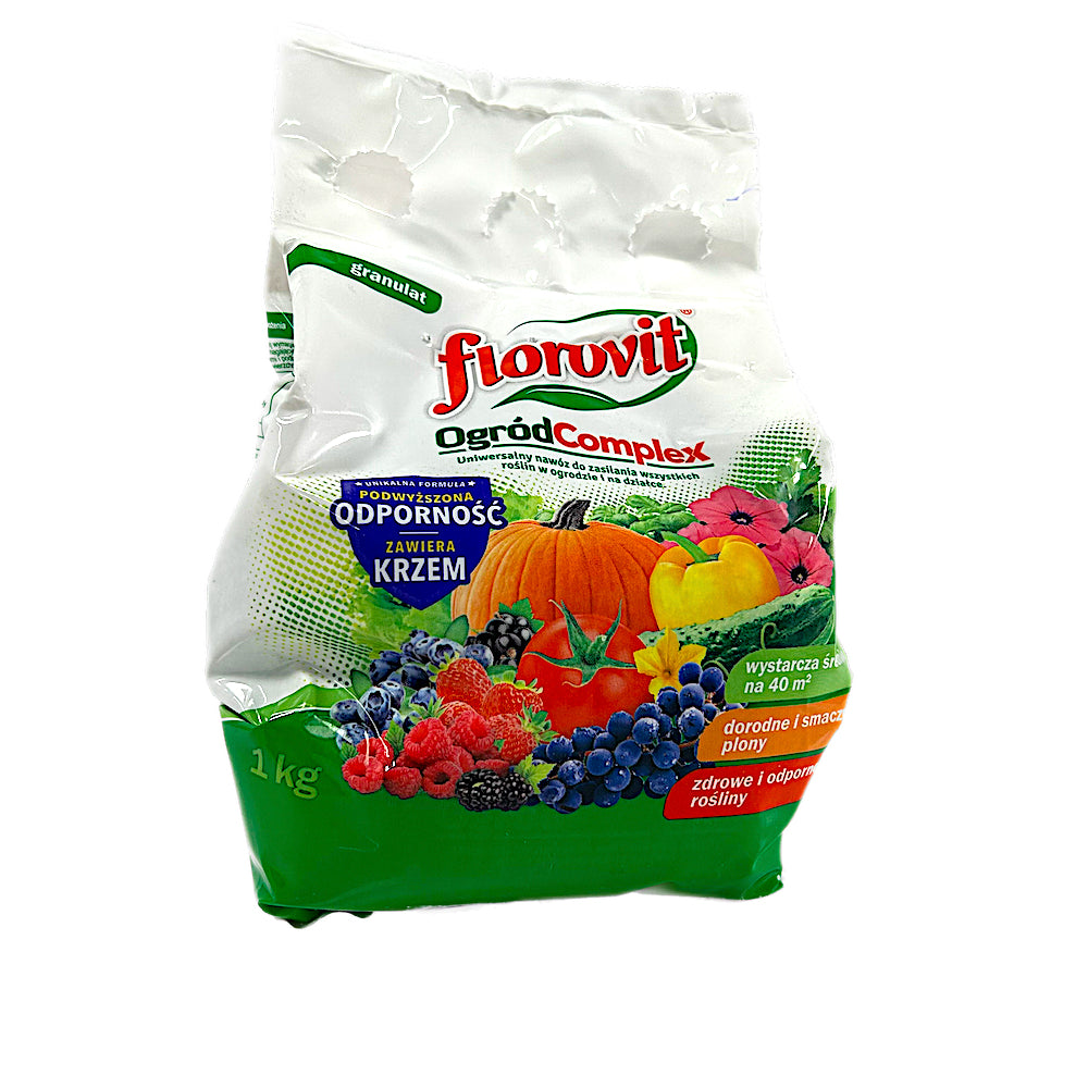 Florovit Garden Complex 1 Kg, Ingrasamant Universal (Arbori, Arbusti, Legume)