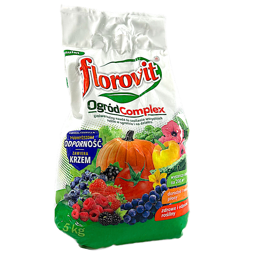 Florovit Garden Complex 5 Kg, Ingrasamant Universal (Arbori, Arbusti, Legume)
