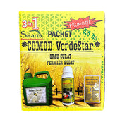 Pachet Comod Verdestar 0.5 Ha, Pentru Grau, Solarex, Pachet Erbicid (Comod Superstar 15 Gr+ Tebustar Ew 250 Ml) + Ingrasamant Foliar (Solar Verde 3L)