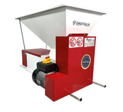 Eno 3 Smalto Cu Motor, Zdrobitor Desciorchinator Struguri, Cu Motor, Enoitalia, Cuva Si Carcasa Din Tabla Smaltuita, Cuva Cu Valturi, Motor 0,75 Kw, Productivitate 1000-1200 Kg/H, Productie Italia 
