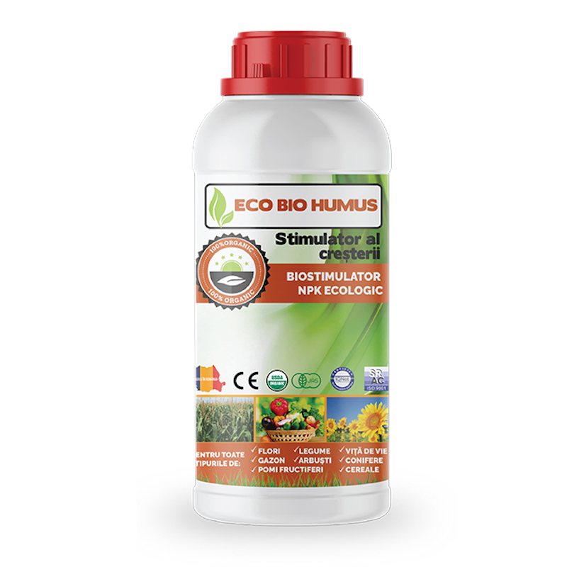 Eco Biohumus 1L, Biostimulator Crestere, Bhs, Produs Ecologic