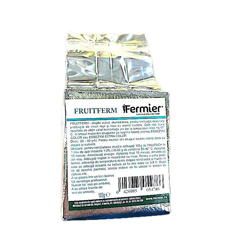 Vinoferm Fruitferm 100 Gr Drojdie Pentru Vin, Essedielle