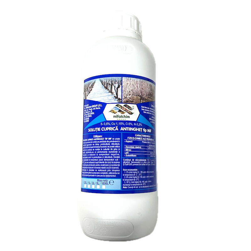 Solutie Cuprica Anti-Inghet 1L, Mifalchim, Aditiv Agricol (Vita De Vie, Pomi, Legume De Camp)