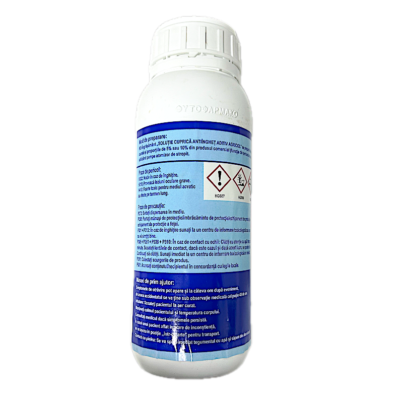 Solutie Cuprica Anti-Inghet 0,5 L, Mifalchim, Aditiv Agricol (Vita De Vie, Pomi, Legume De Camp)