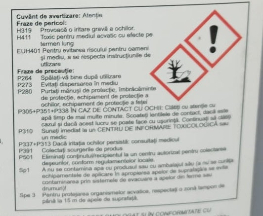 Roundup Classic Pro 5L, Erbicid Total Sistemic, Post Emergent, Neselectiv, Glifosat (Buruieni Monocotiledonate Si Dicotiledonate, Anuale Si Perene)