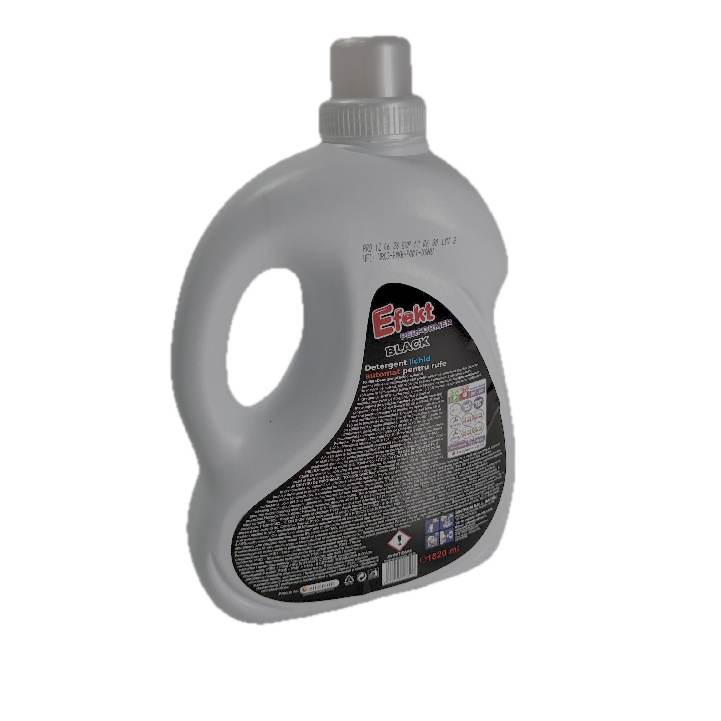 Efekt detergent rufe negre 1820 ml, 52 spalari