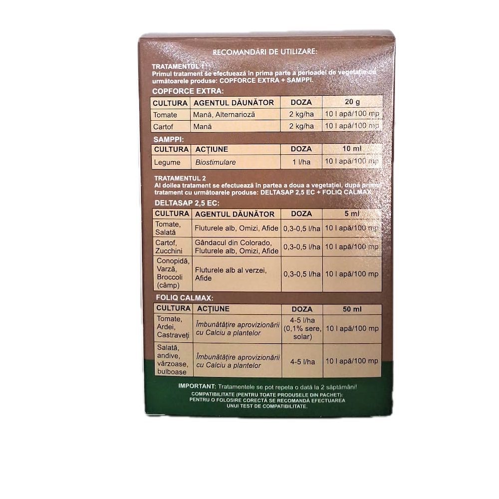 Pachet Agrii Legume pentru 10L apa