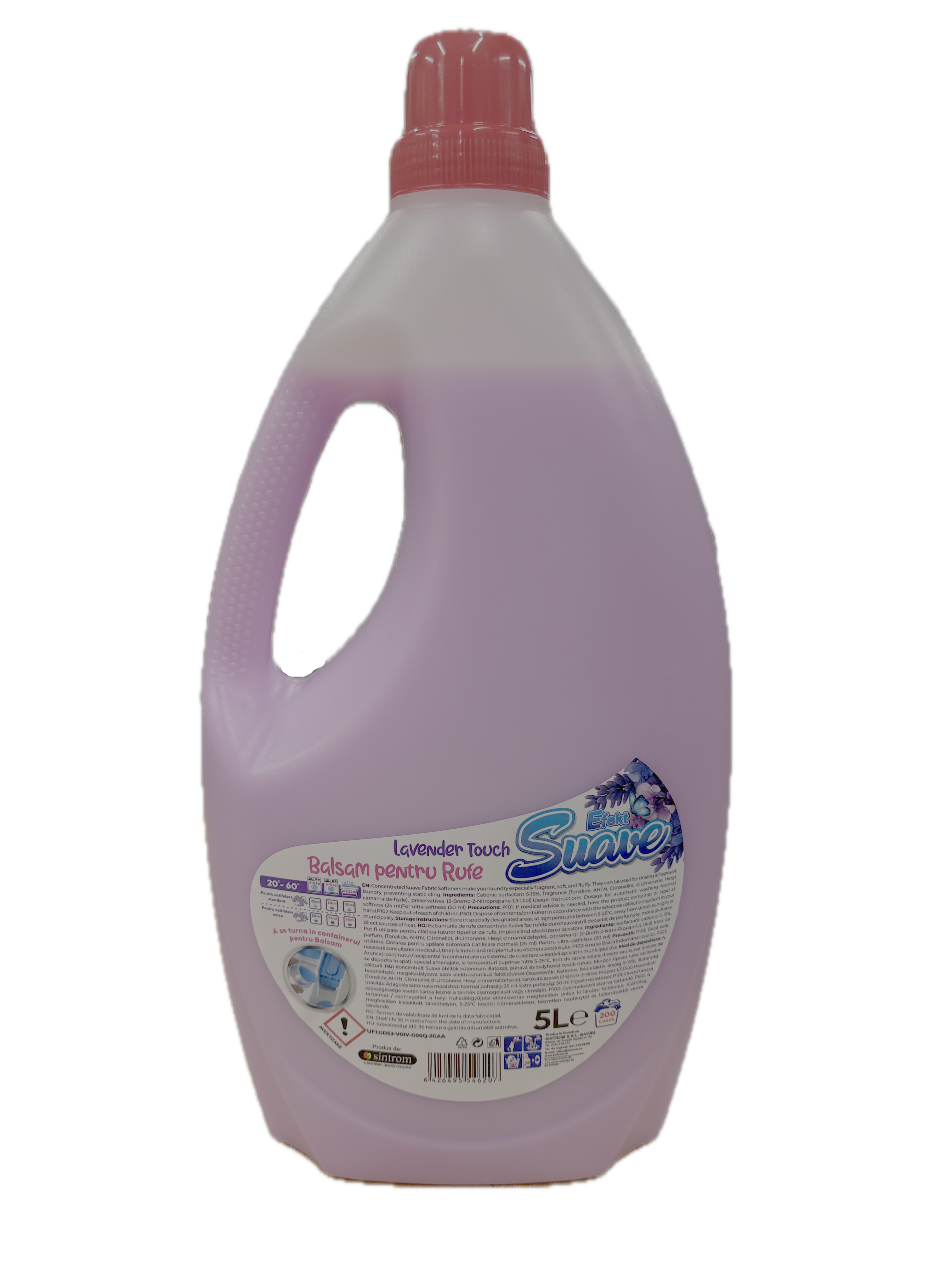 Efekt Suave balsam rufe Lavander Touch 5L, 200 spalari