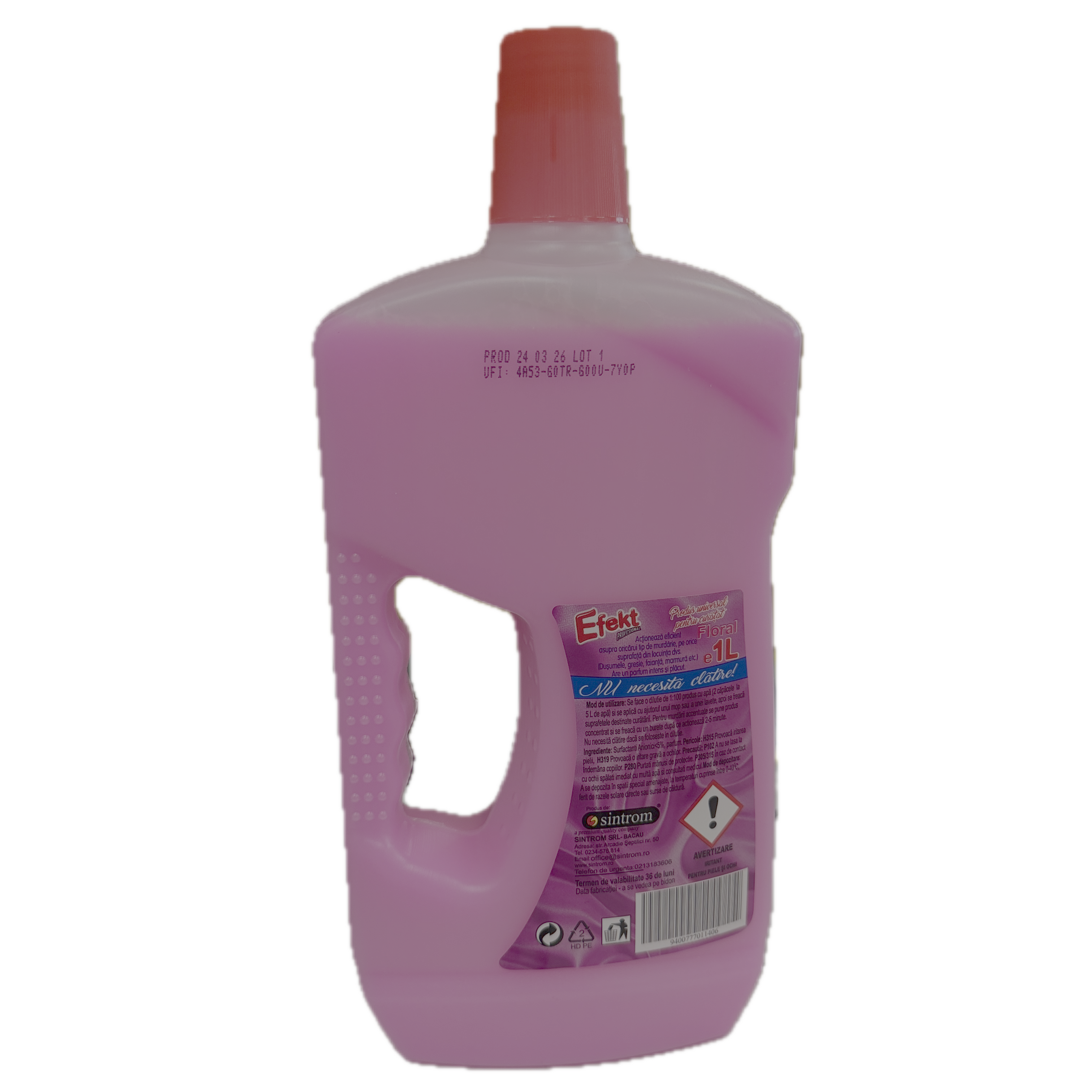 Efekt solutie curatare gresie/faianta Floral 1L