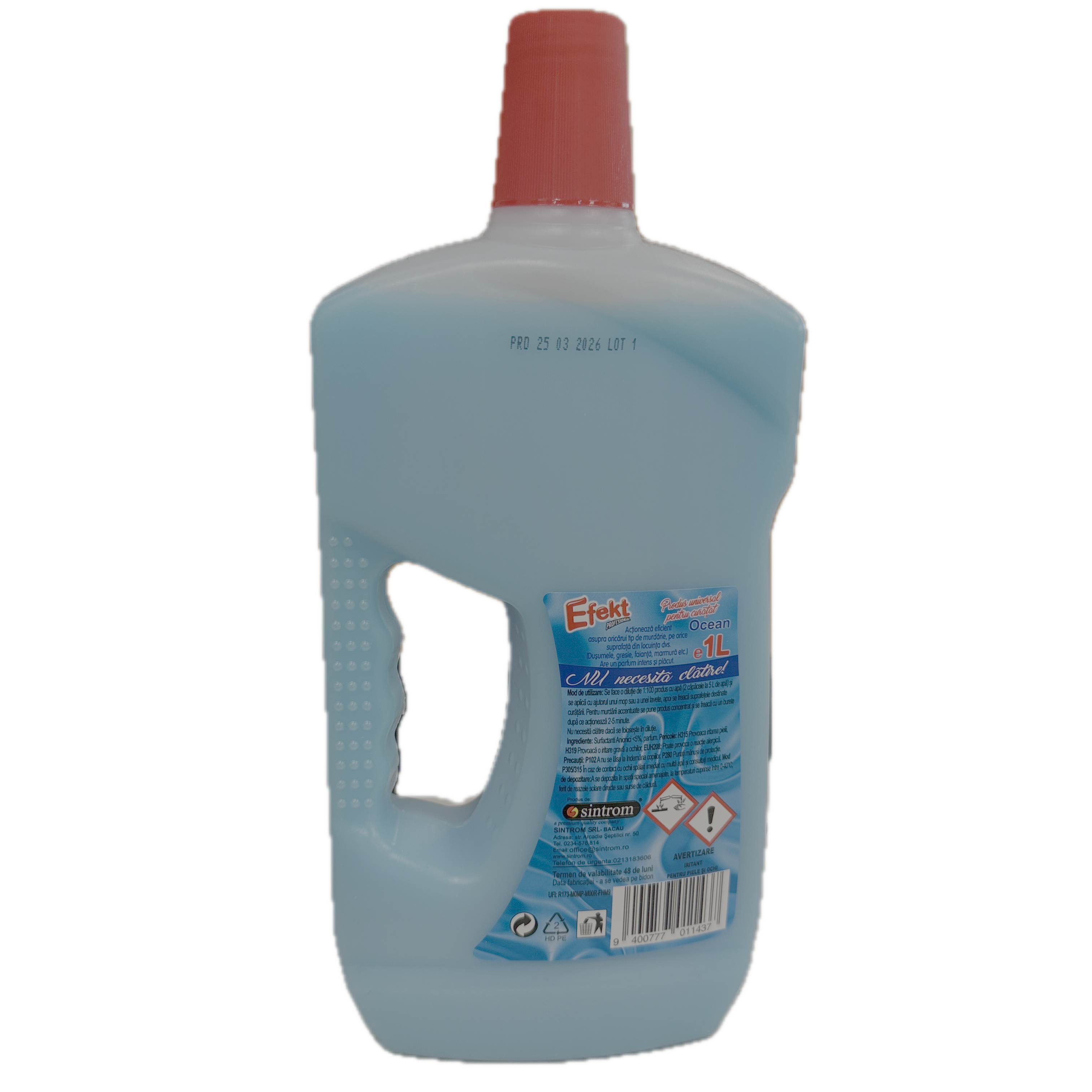 Efekt solutie curatare gresie/faianta Ocean 1L