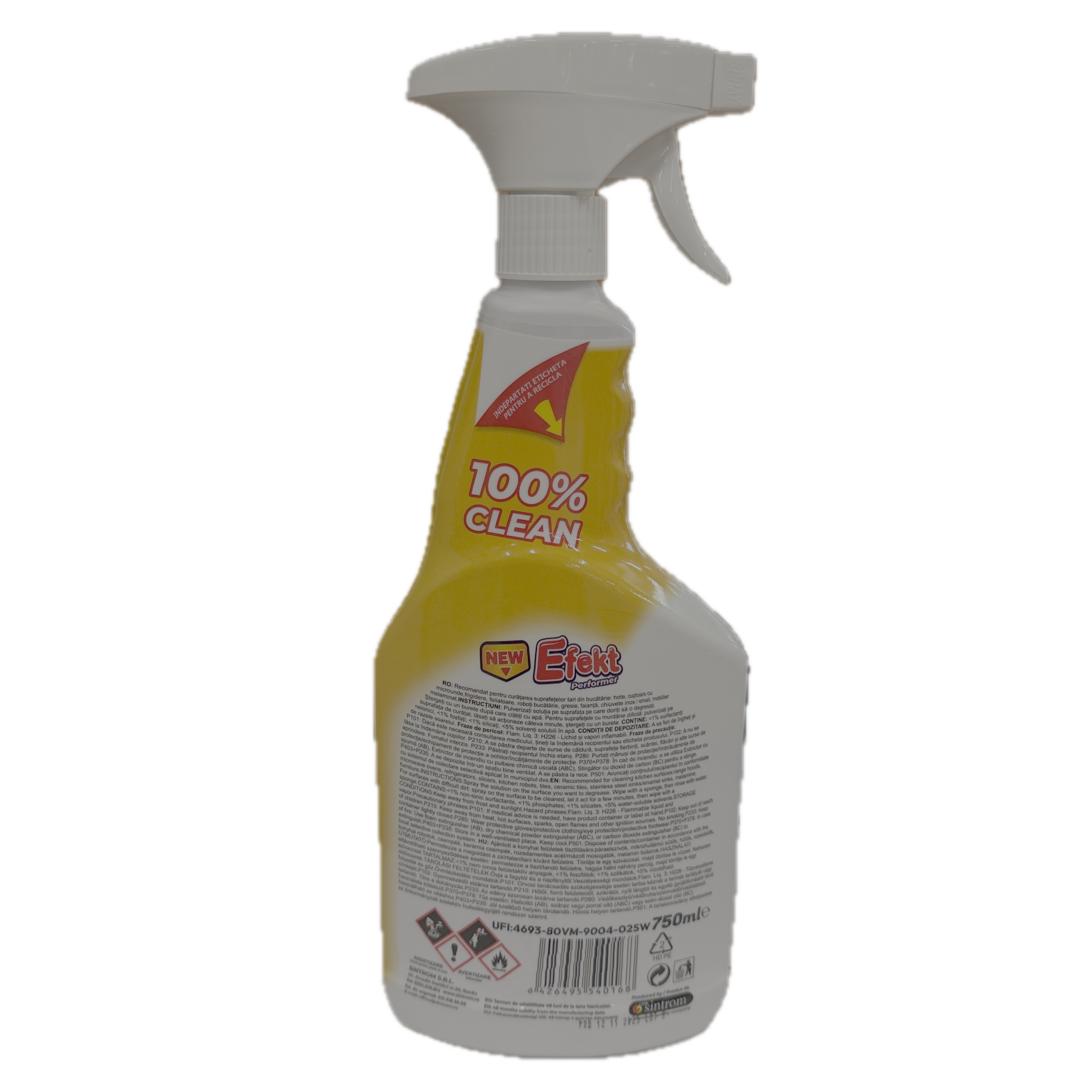 Efekt degresant universal Sgrassatore 750 ml