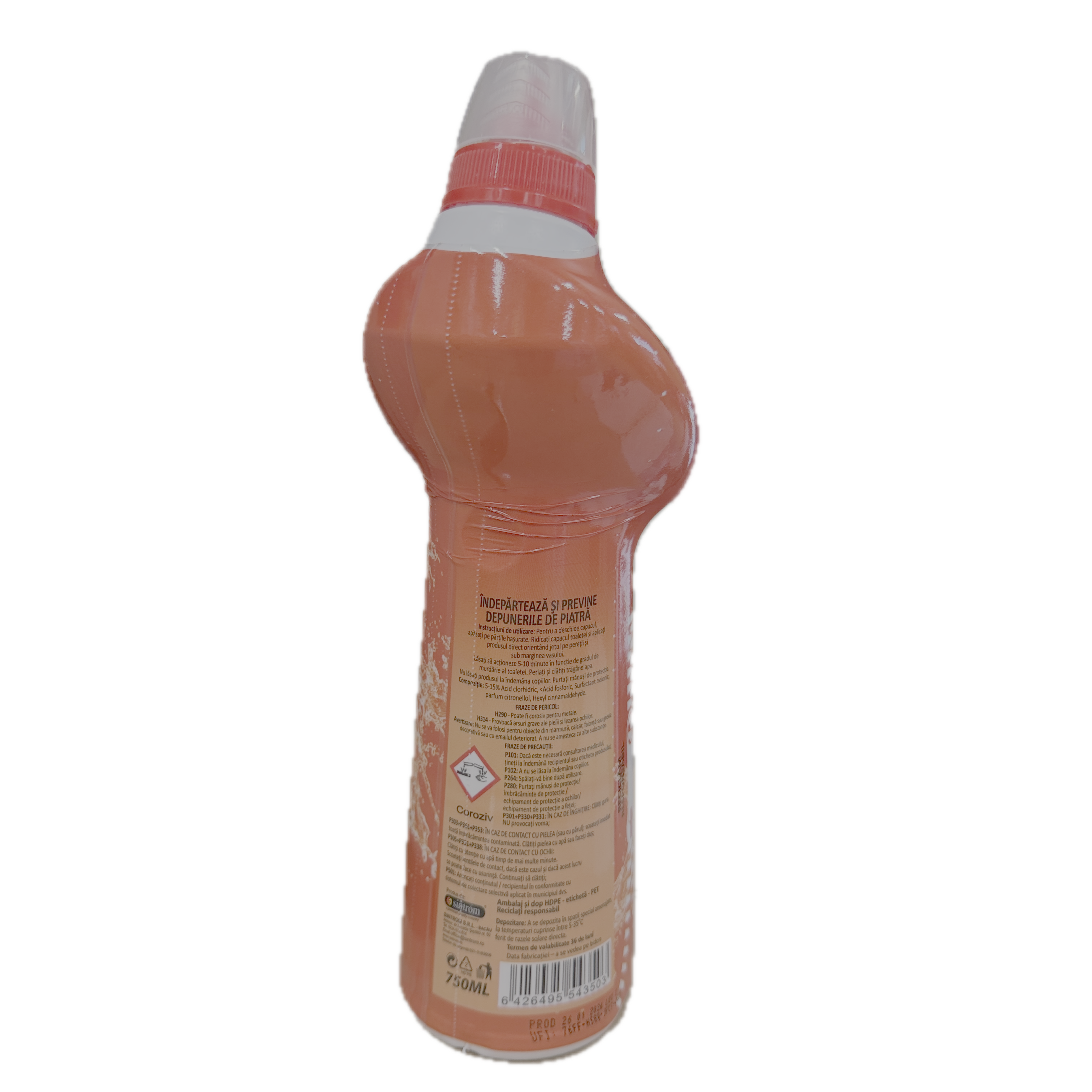 Efekt detartrant gel Tropical 750 ml